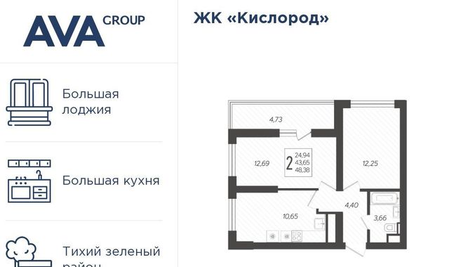 квартира г Сочи р-н Хостинский ул Ясногорская 34а ЖК «Кислород» 4 Хостинский внутригородской район фото