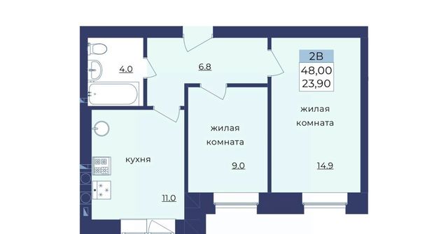 квартира р-н Зеленодольский г Зеленодольск ул Рогачева 25к/2 фото