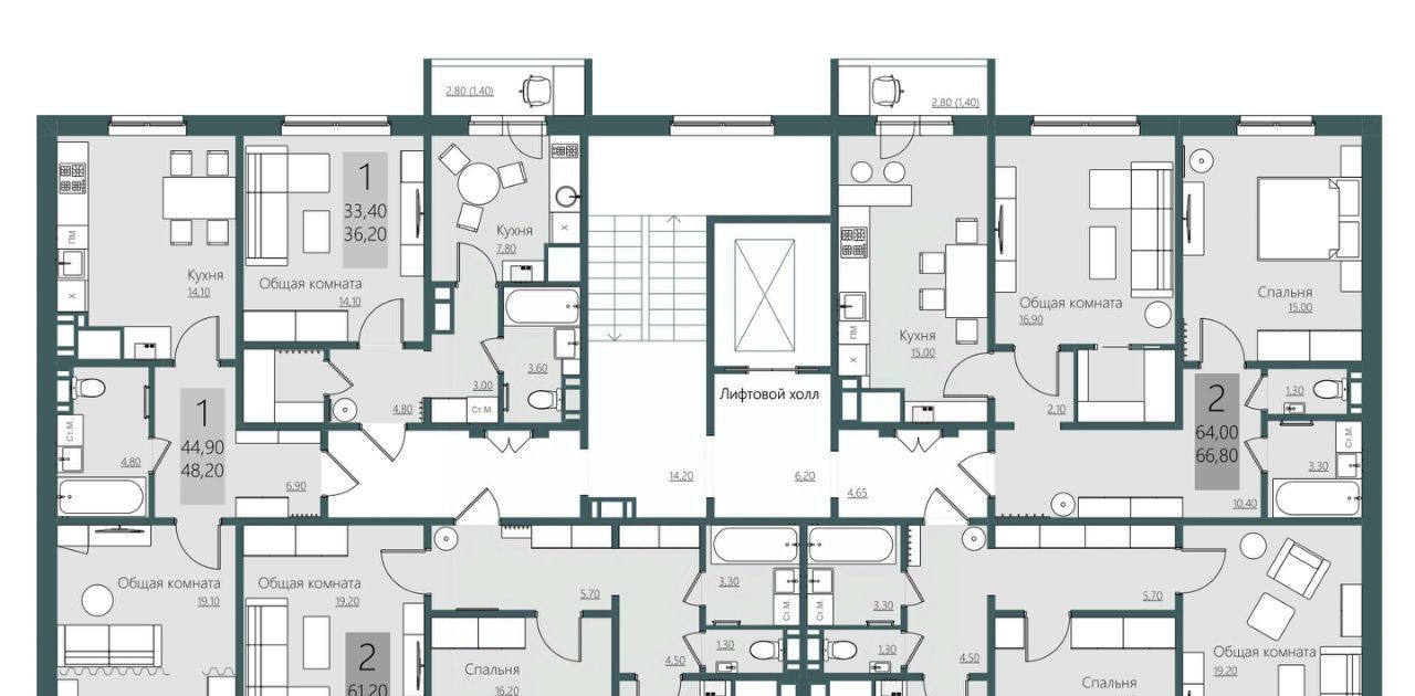 квартира г Саратов р-н Ленинский пр-кт Строителей 36а фото 3