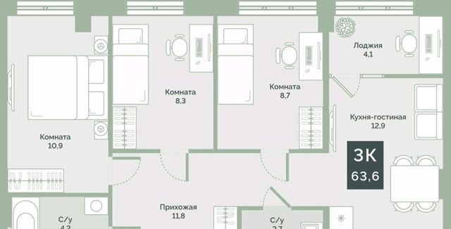 г Курган мкр 6а п Заозерный ул Витебского 5к/2 жилрайон фото