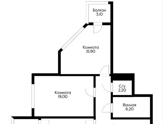 квартира г Краснодар р-н Центральный ул Береговая 102 Западный фото 16