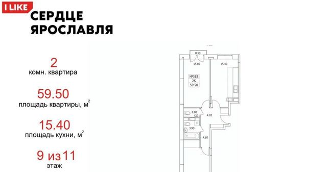 г Ярославль р-н Кировский ул Городской вал 15к/1 фото