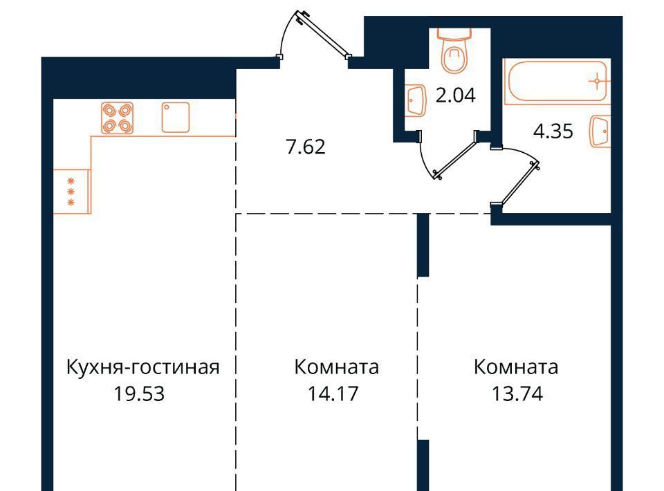 квартира г Иркутск р-н Октябрьский ул Юрия Левитанского 4 фото 1