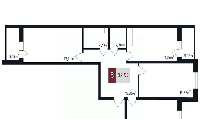 квартира г Новороссийск с Цемдолина ул Красина 53к/2 р-н Приморский фото