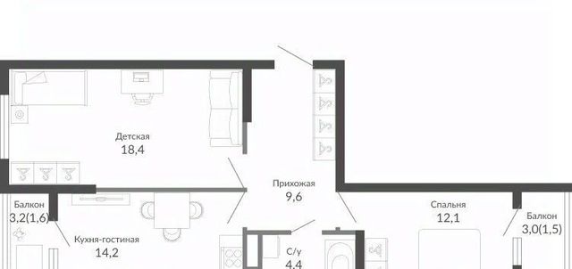 г Новороссийск р-н Центральный ул Куникова 47г ЖК Облака 2 фото