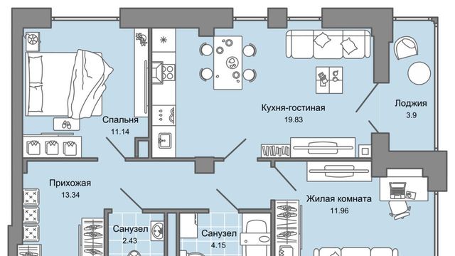 г Ульяновск р-н Заволжский Новый Город ЖК Центрополис 1 Центральный кв-л фото