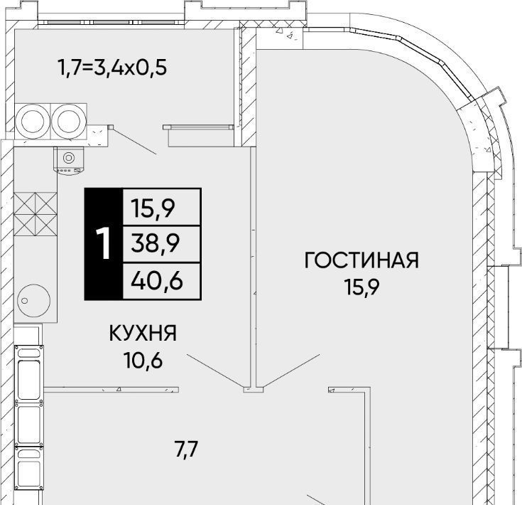 квартира г Ростов-на-Дону р-н Кировский ул Бориса Слюсаря 8 фото 1