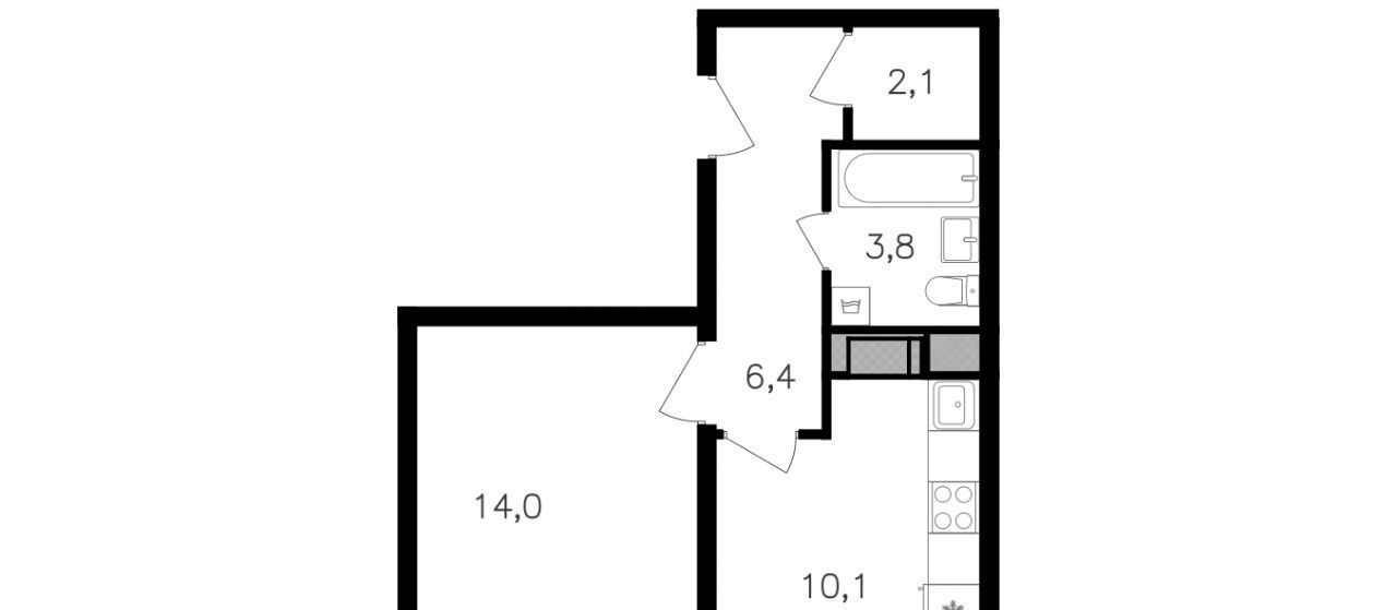 квартира г Москва Щукино ул Берзарина 3/2 поле, 32к, Октябрьское фото 1