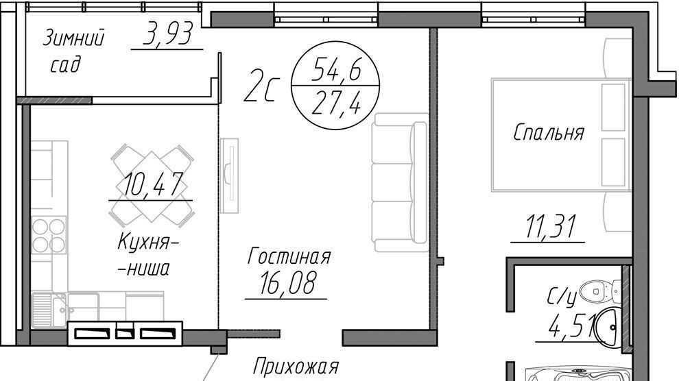 квартира г Барнаул р-н Центральный пр-кт Красноармейский 61б фото 1