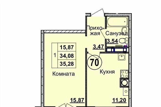 квартира г Ярославль р-н Ленинский ул Свердлова 74 фото 1