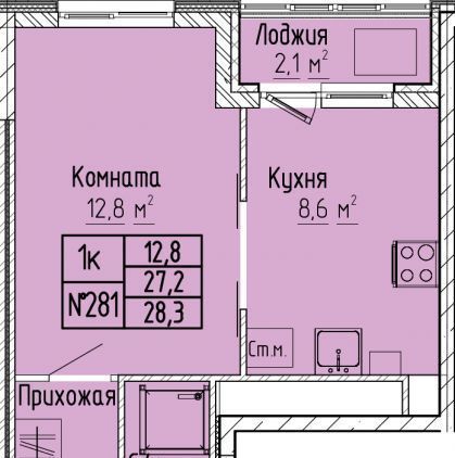 квартира г Тверь р-н Московский ул 15 лет Октября 52к/1 фото 1