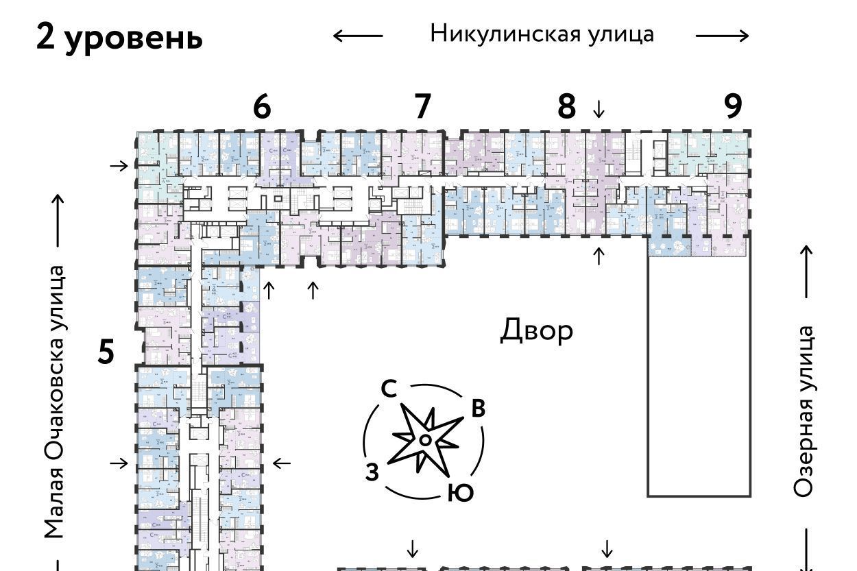 квартира г Москва метро Озерная Очаково-Матвеевское ул Озёрная 42с/2 фото 2