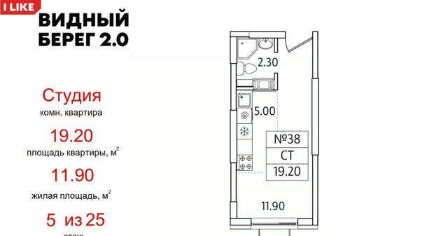 городской округ Ленинский д Сапроново мкр Купелинка ЖК «Видный Берег - 2» Битца фото