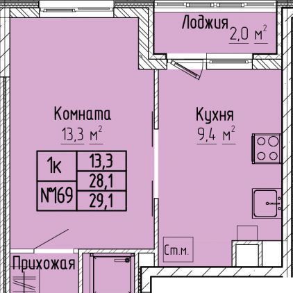 квартира г Тверь р-н Московский ул 15 лет Октября 52к/1 фото 1