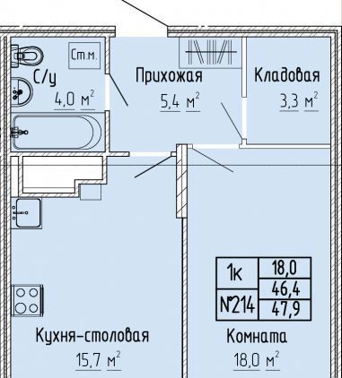 квартира г Тверь р-н Московский ул 15 лет Октября 52к/1 фото 1