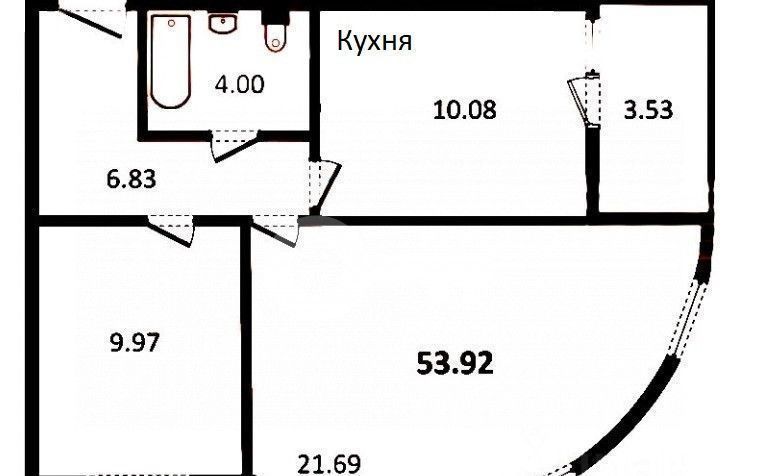 квартира р-н Лаишевский с Усады ул Счастливая 6 Столбищенское сельское поселение, Казань фото 3