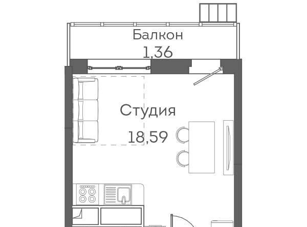 квартира г Москва ЖК Аквилон Митино направление Ленинградское (северо-запад) ш Пятницкое к 4 фото 1