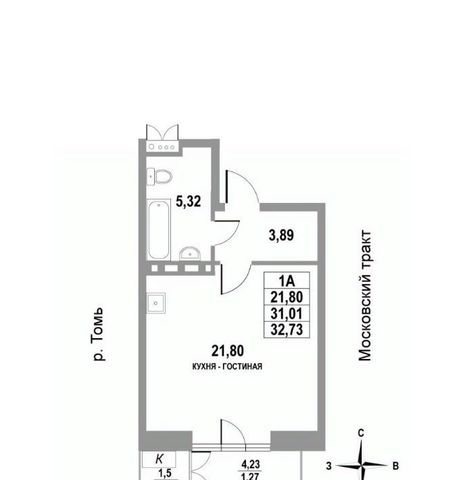 г Томск р-н Кировский тракт Московский 109бс/4 фото