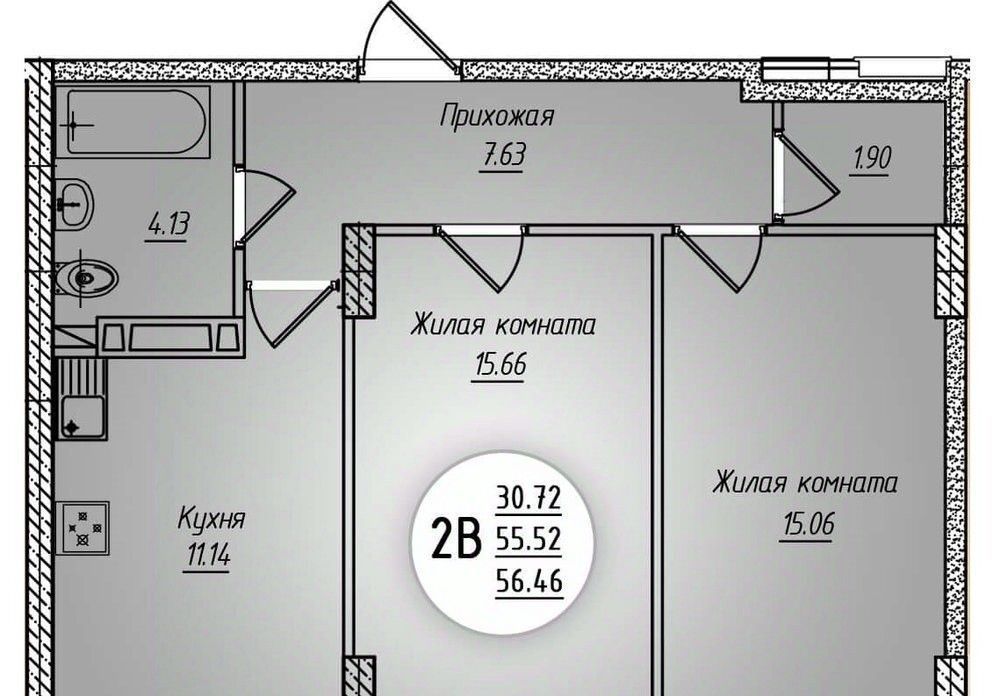 квартира г Ростов-на-Дону р-н Пролетарский Берберовка ул Горсоветская 49/2 фото 1