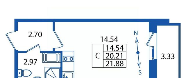 р-н Всеволожский г Мурино б-р Воронцовский 21к/1 Девяткино фото