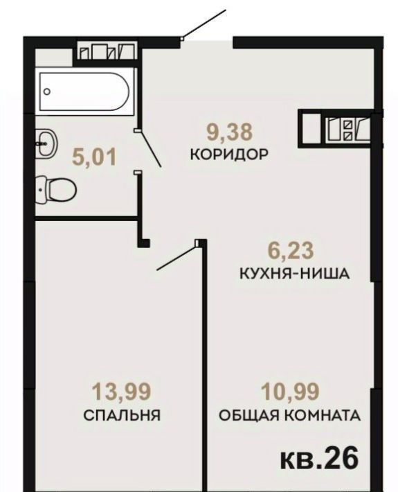 квартира г Хабаровск р-н Железнодорожный ул Заозерная 34/16 фото 1