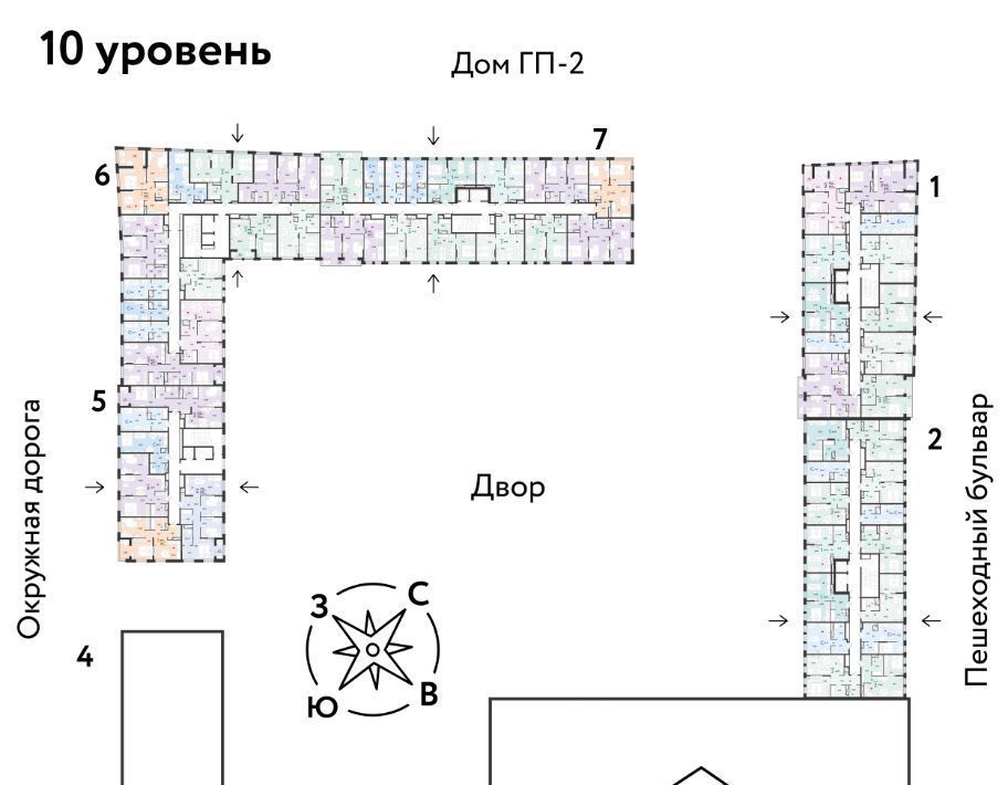 квартира г Тюмень р-н Калининский ул Интернациональная 199к/9 фото 2