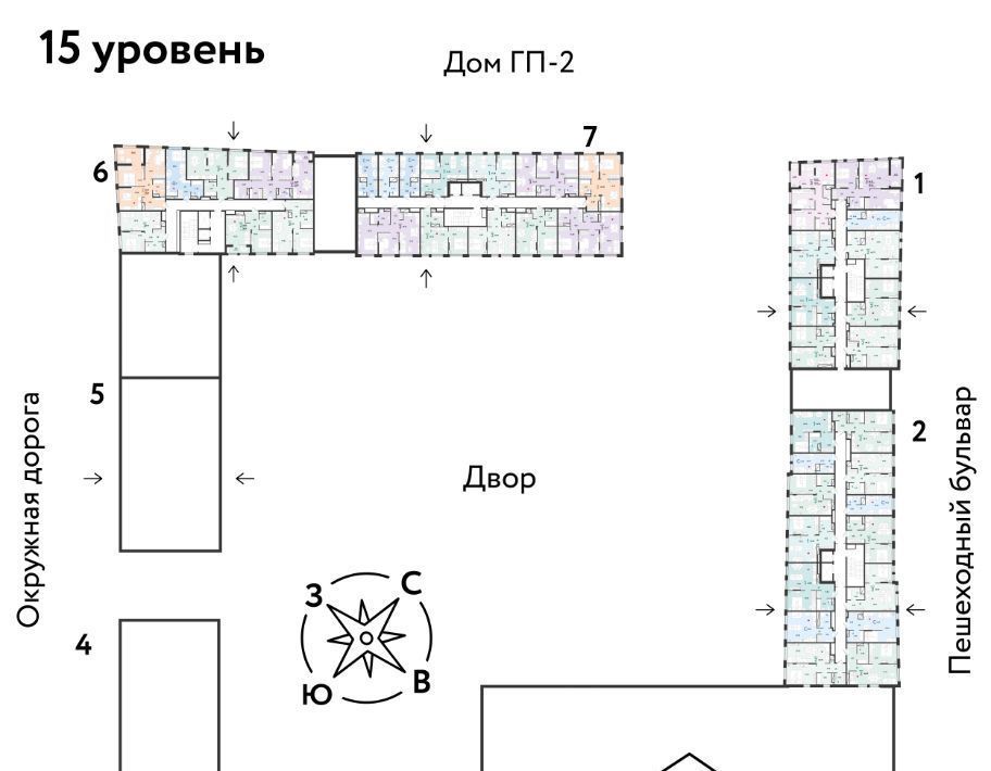 квартира г Тюмень р-н Калининский ул Интернациональная 199к/9 фото 3