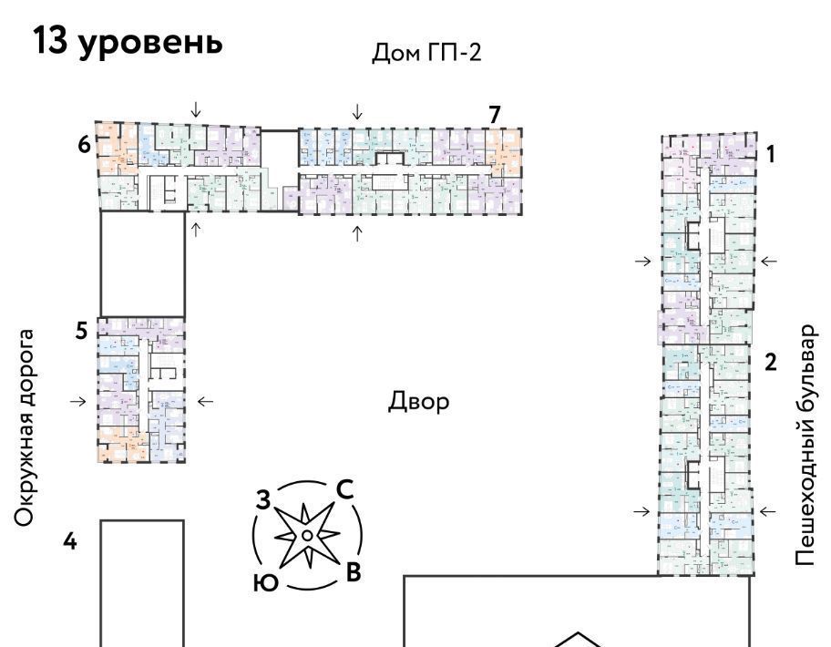 квартира г Тюмень р-н Калининский ул Интернациональная 199к/9 фото 2