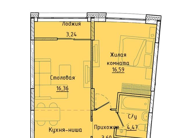 квартира г Екатеринбург р-н Ленинский Чкаловская ул Ткачей 6 фото