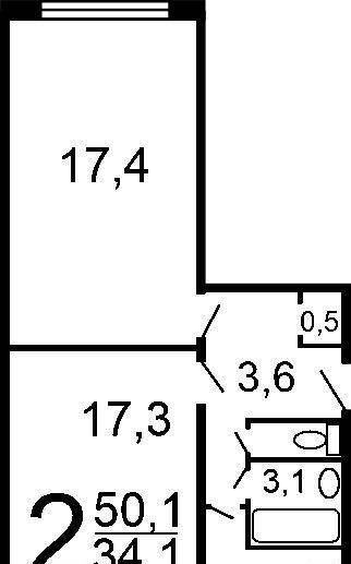 квартира г Якутск ул Октябрьская 27/1 фото 2