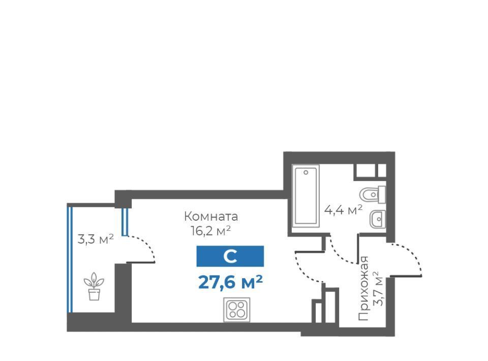 квартира г Тюмень р-н Калининский ул Интернациональная 197г фото 1