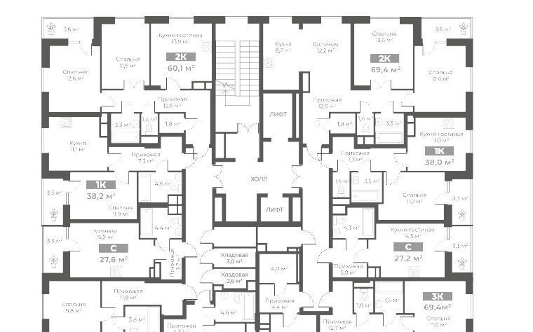 квартира г Тюмень р-н Калининский ул Интернациональная 197г фото 2