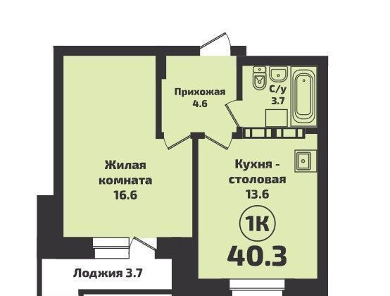 квартира г Новосибирск р-н Калининский пр-кт Красный 329/1 ЖК «Infinity. Новый квартал на Родниках» фото 1