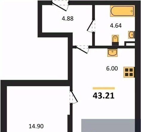 квартира г Воронеж р-н Центральный ЖК «Бунин» фото 1