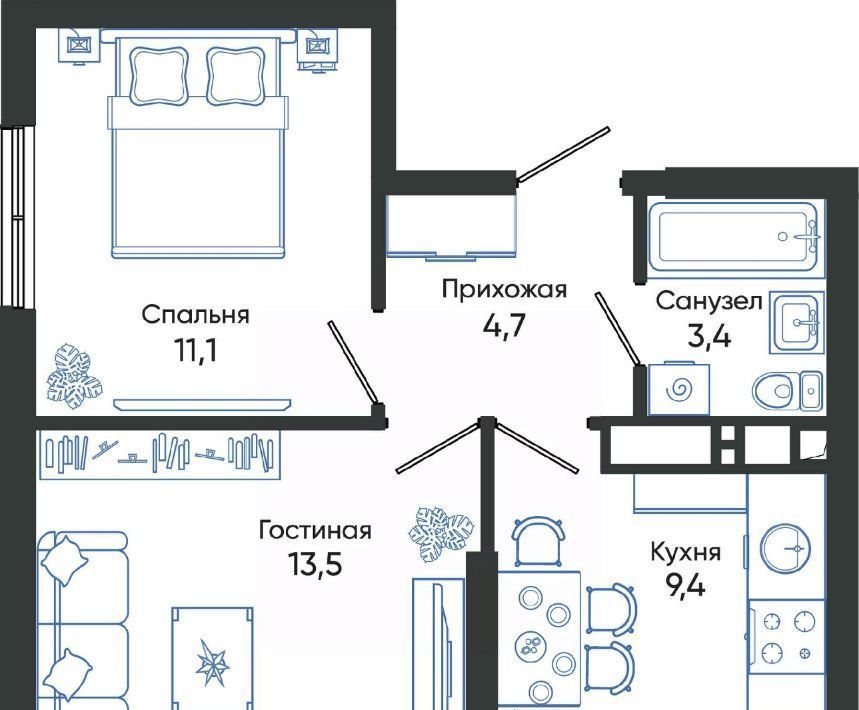 квартира г Новороссийск р-н Центральный ш Мысхакское фото 1