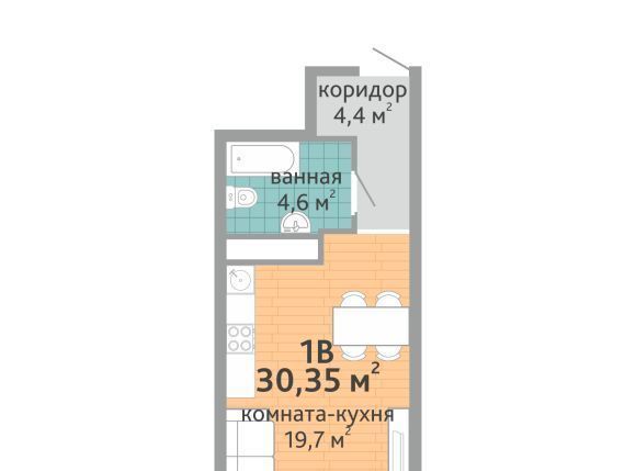 квартира г Екатеринбург Чкаловская ул Краснолесья 108/2 фото 1