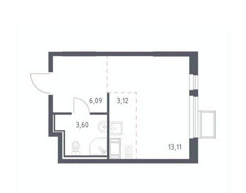 квартира г Видное ЖК Горки Парк к 4. 1, Зябликово фото 1