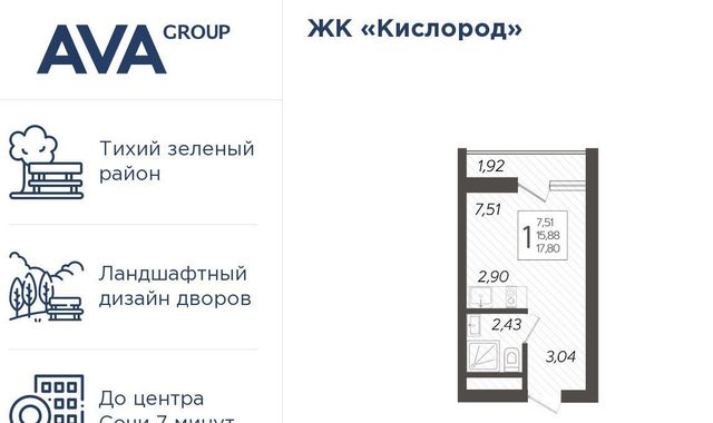 г Сочи р-н Хостинский ул Ясногорская 34а ЖК «Кислород» Хостинский внутригородской район фото