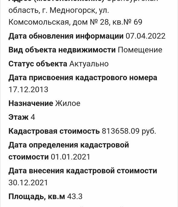 квартира г Медногорск Центр ул Комсомольская 28 фото 15