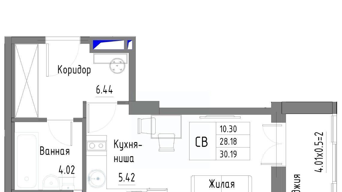 квартира г Ростов-на-Дону р-н Советский ЗЖМ пр-кт Стачки 215б фото 1