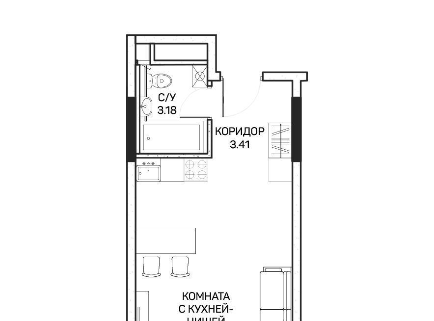 квартира г Москва метро Медведково ул Корнейчука 27с/7 фото 1