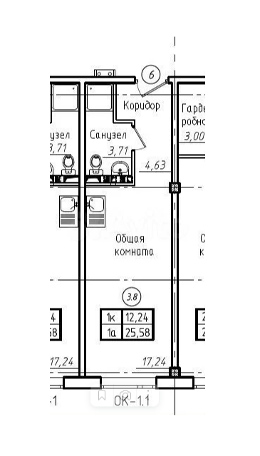 квартира г Красноярск ул Сады 6г фото 3