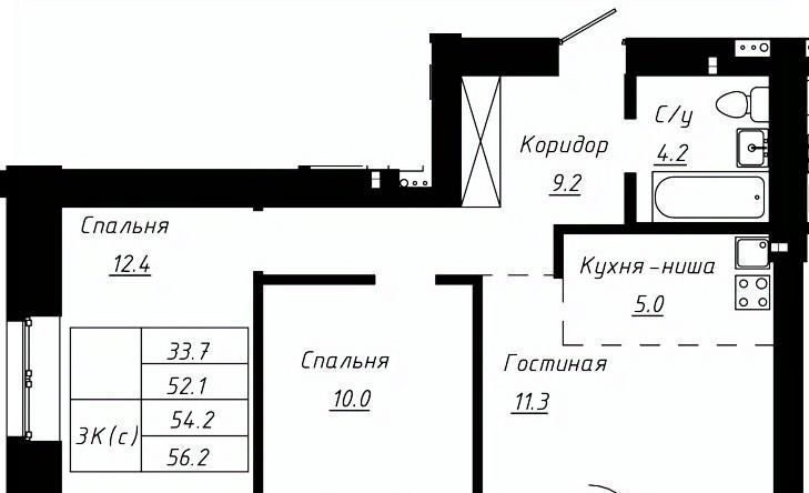 квартира г Барнаул р-н Индустриальный Солнечная Поляна тракт Павловский 196/1 фото 1