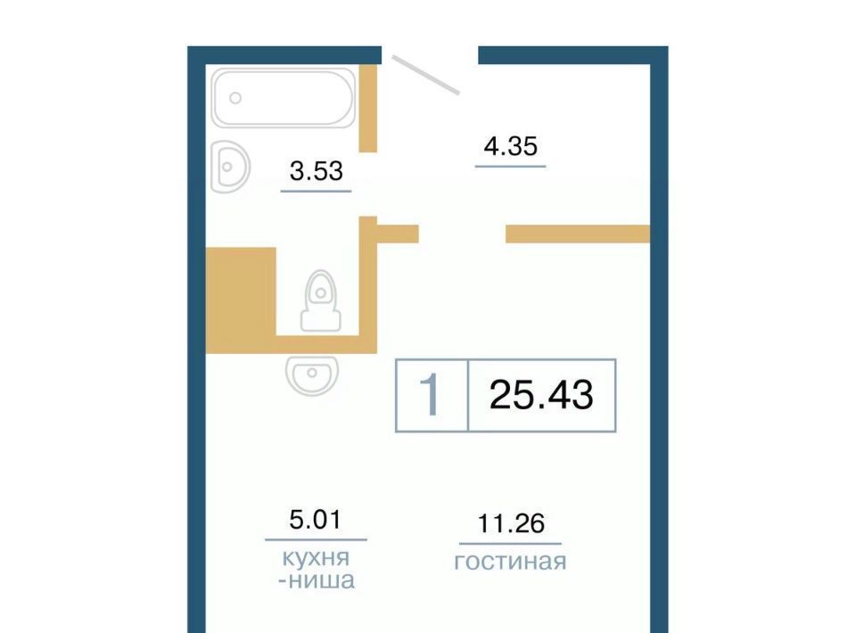 квартира г Красноярск р-н Советский Солнечный ул Светлова 44 микрорайон «Нанжуль-Солнечный» 8 фото 1