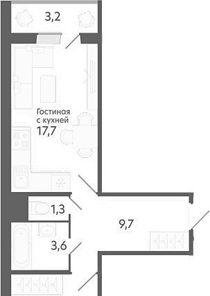 квартира г Новосибирск Чистая Слобода Площадь Маркса, мкр фото 1