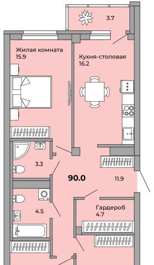 квартира г Екатеринбург Уралмаш ул Орловская фото 1