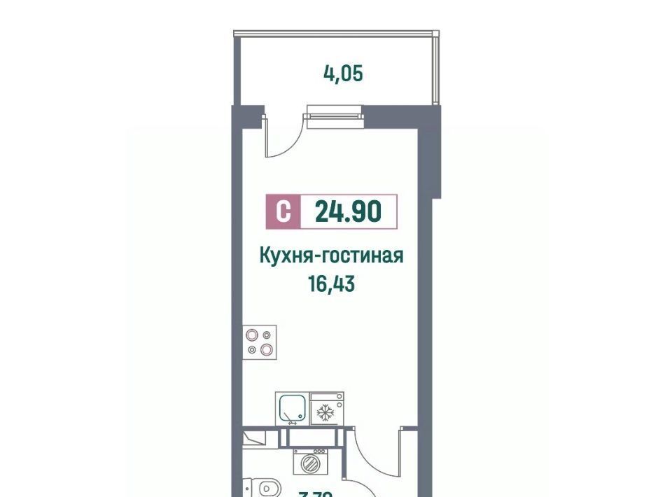 квартира р-н Всеволожский г Мурино ЖК «Фотограф» Девяткино фото 1