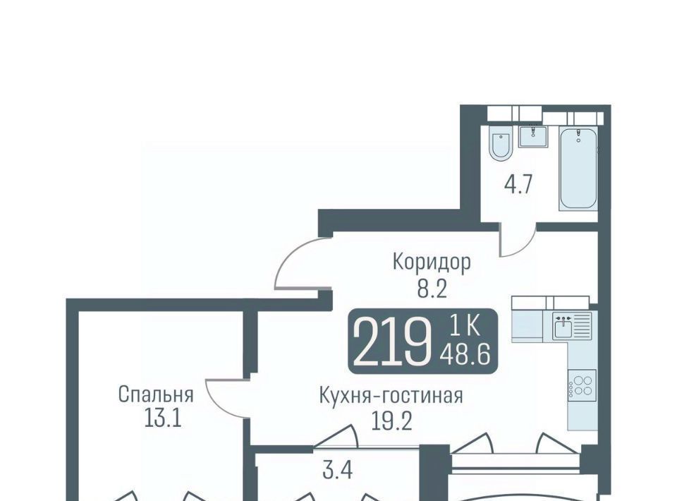 квартира г Новосибирск Студенческая ул Немировича-Данченко 145с/1 фото 1