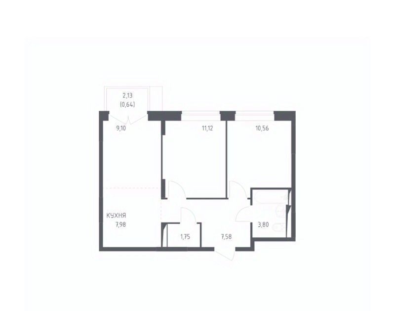 квартира г Москва п Рязановское ул Красовского 2к/2 метро Остафьево фото 1