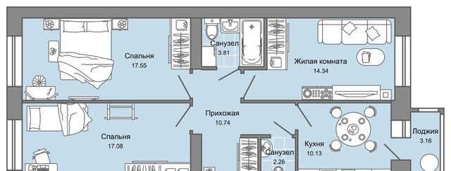 г Ульяновск р-н Заволжский Новый Город ЖК Центрополис 4 Центральный кв-л фото